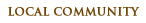 Local Community around Foothill Village, Retirement Living